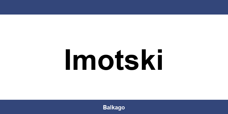 GLS kontakt telefon za područje Imotski